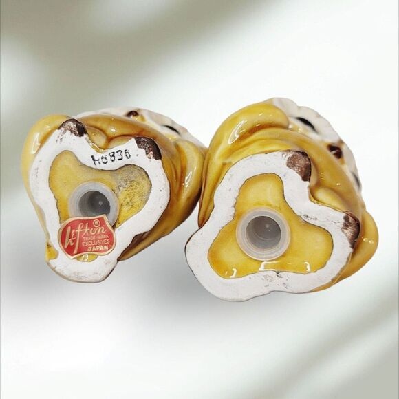 Vintage Lefton OWL Salt & Pepper Shaker Set Japan Exclusive - Picture 7 of 8